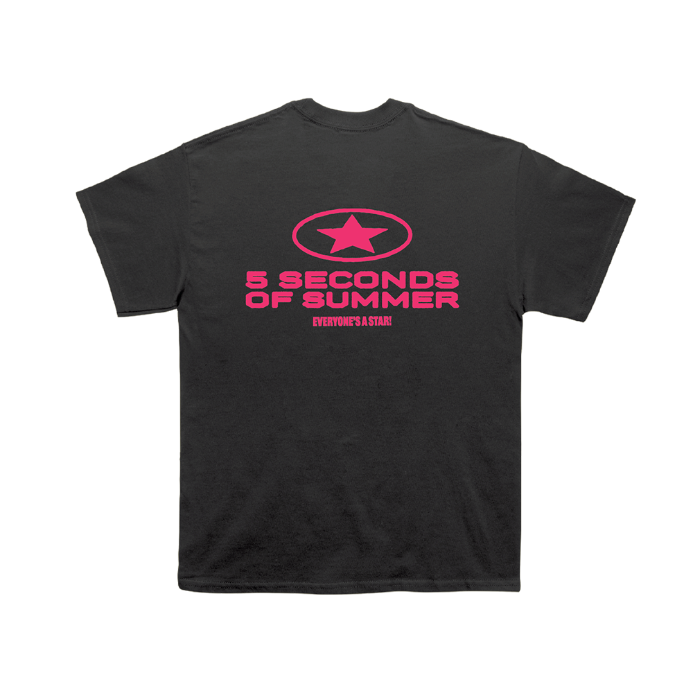 5 Seconds Of Summer - EVERYONE'S A STAR! Band T-Shirt (Black)