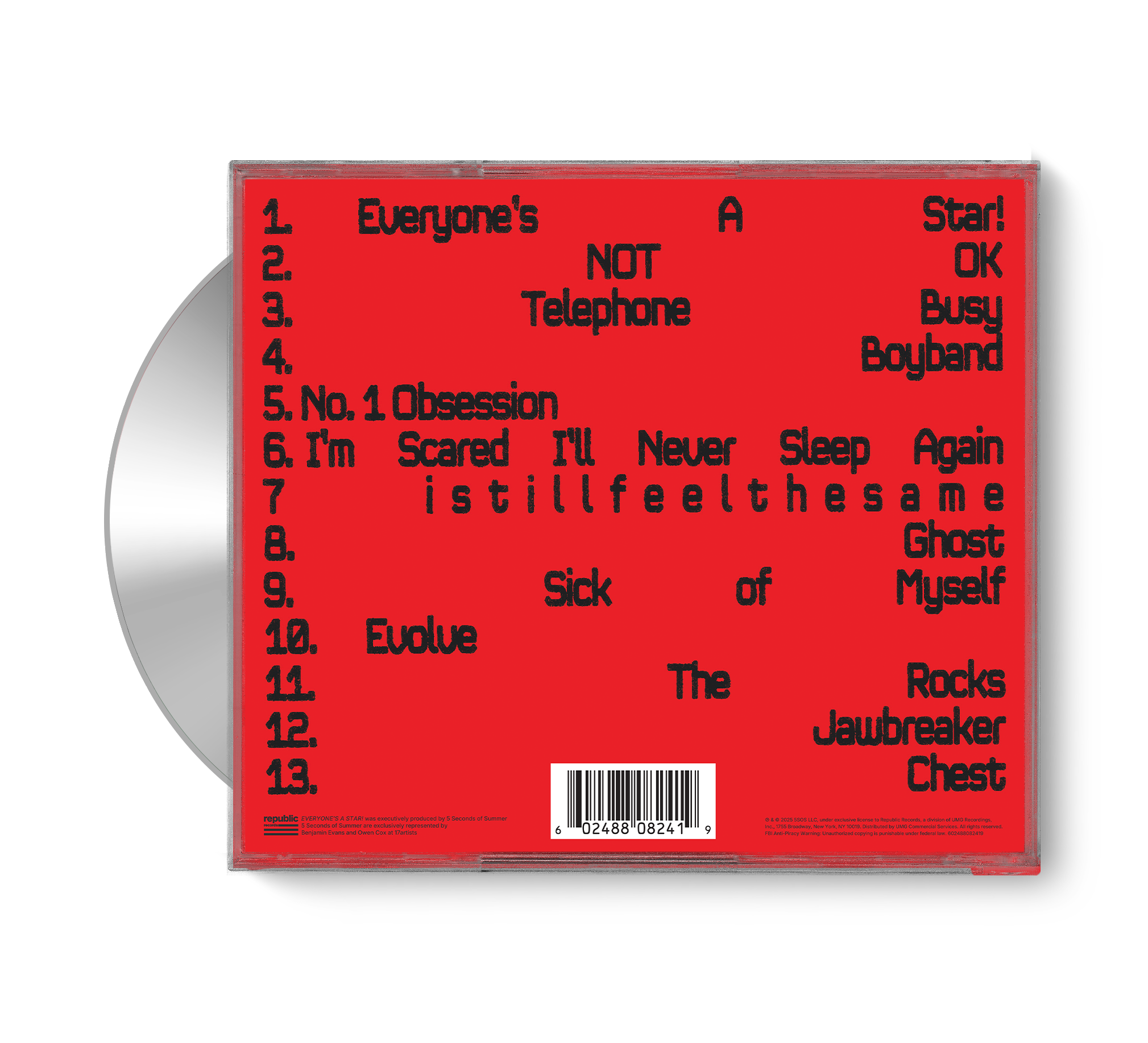 5 Seconds Of Summer - EVERYONE'S A STAR! (Ashton Deluxe) Store Exclusive CD