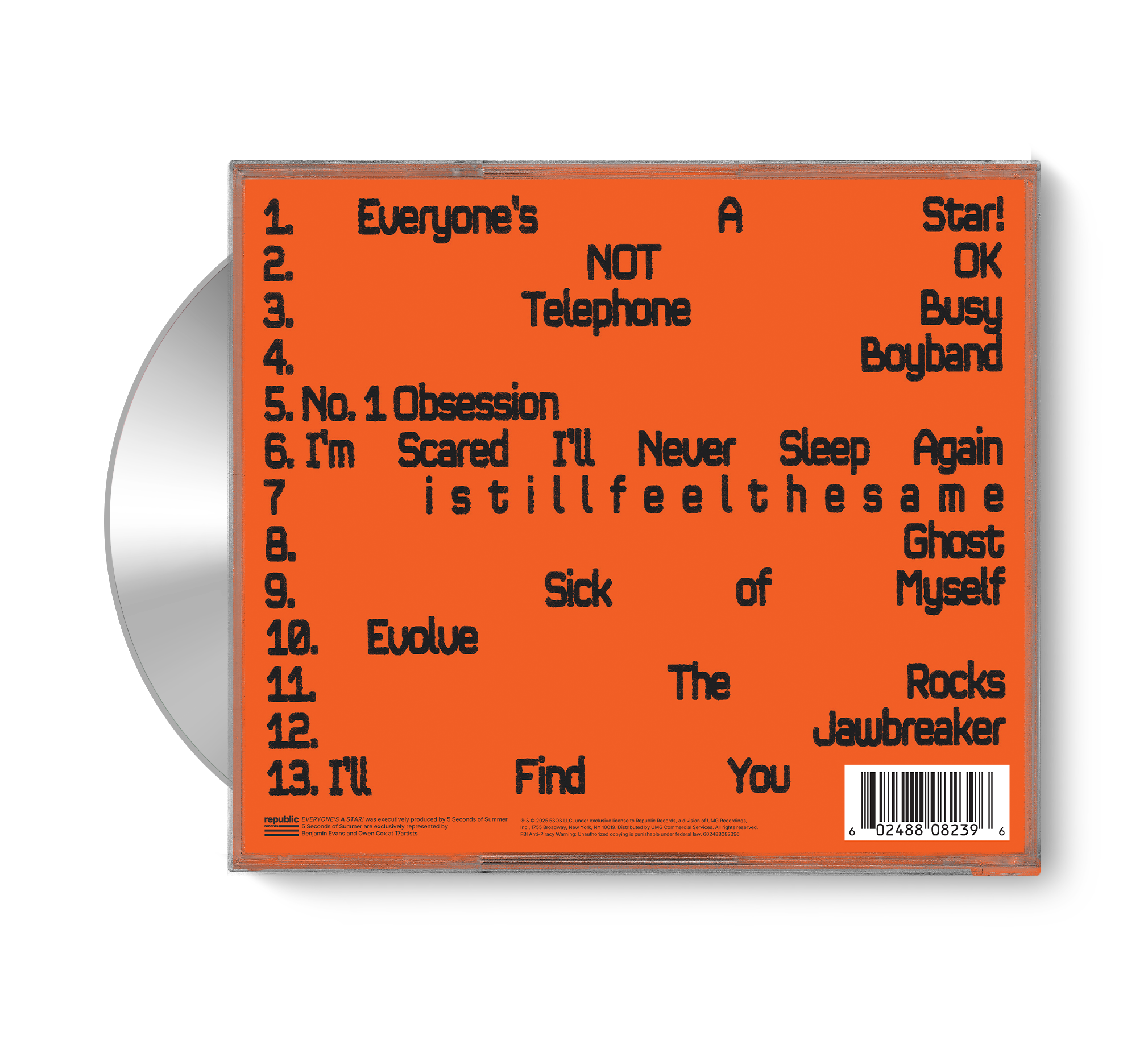 5 Seconds Of Summer - EVERYONE'S A STAR! (Calum Deluxe) Store Exclusive CD